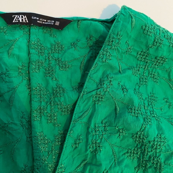 Zara crop shirt top blouse - Picture 2 of 3